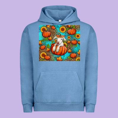 Fall Pumpkin Lamb Urban Hoodie Designed By Jasminsmagicworld