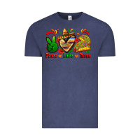 Vintage Denim peace love tacos Vintage Tee - Zillion Design Studio