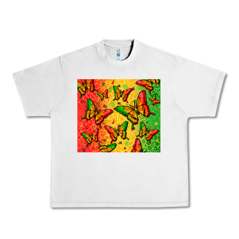 Juneteenth Butterfly Urban Heavy Tee by Zillion Design Studio | Teevron