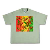 Oil Green juneteenth butterfly Urban Heavy Tee - Zillion Design Studio