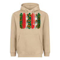 Mushroom mexican flag brushstroke Heavyweight Hoodie - Jasminsmagicworld