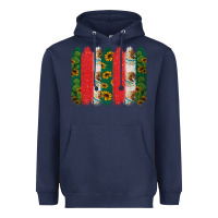 Navy mexican flag brushstroke Heavyweight Hoodie - Jasminsmagicworld