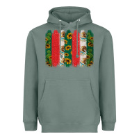Sage mexican flag brushstroke Heavyweight Hoodie - Jasminsmagicworld
