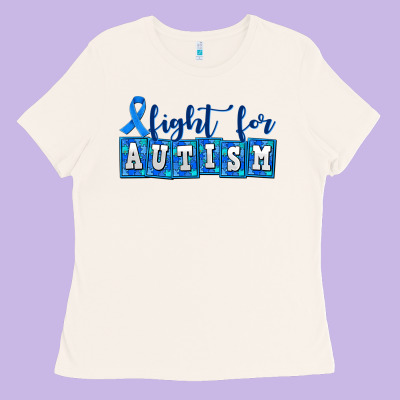 Fight For Autism Ladies Tee Designed By Adodesignshop