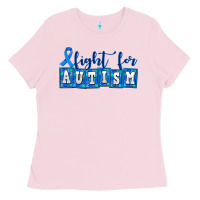 Bubblegum Pink fight for autism Ladies Tee - AdoDesignShop