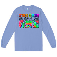 Colony Blue two dads are better than one Long Sleeve Tee - HRA Design Shop