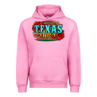 Fuchsia Pink Texas Chica with roses Urban Hoodie - Jasminsmagicworld