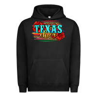 Pigment Black Texas Chica with roses Urban Hoodie - Jasminsmagicworld
