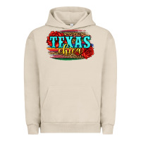 Pigment French Oak Texas Chica with roses Urban Hoodie - Jasminsmagicworld
