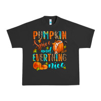 Pigment Black pumpkin spice and everthing nice Urban Heavy Tee - Zillion Design Studio