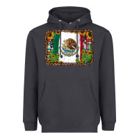 Smoke mexican flag background with cactus and sunflower Heavyweight Hoodie - Jasminsmagicworld