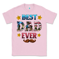 Bubblegum Pink best dad ever Classic Tee - HRA Design Shop