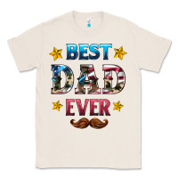 Natural best dad ever Classic Tee - HRA Design Shop