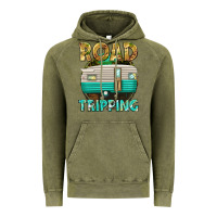 Vintage Olive road tripping Vintage Hoodie - texasbilliewilder