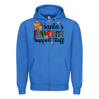 True Royal santa's favorite  sport staff Zipper Hoodie - AdoDesignShop