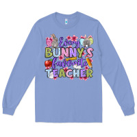 Colony Blue Easter Day Every bunny's favorite Teacher Long Sleeve Tee - OliviaCreatesArt