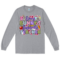 Heather Grey Easter Day Every bunny's favorite Teacher Long Sleeve Tee - OliviaCreatesArt