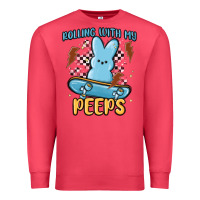 Cardinal skateboard bunny Premium Sweatshirt - MaliasSmallBusiness