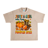 French Oak just a girl who loves pumpkin spice Urban Heavy Tee - Zillion Design Studio
