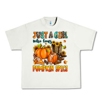 Pistachio just a girl who loves pumpkin spice Urban Heavy Tee - Zillion Design Studio