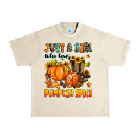 Sandshell just a girl who loves pumpkin spice Urban Heavy Tee - Zillion Design Studio