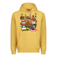 Antique Gold oh snap christmas Premium Hoodie - MaliasSmallBusiness