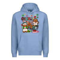Colony Blue oh snap christmas Premium Hoodie - MaliasSmallBusiness
