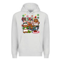 Dove Grey oh snap christmas Premium Hoodie - MaliasSmallBusiness