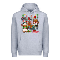 Heather Grey oh snap christmas Premium Hoodie - MaliasSmallBusiness