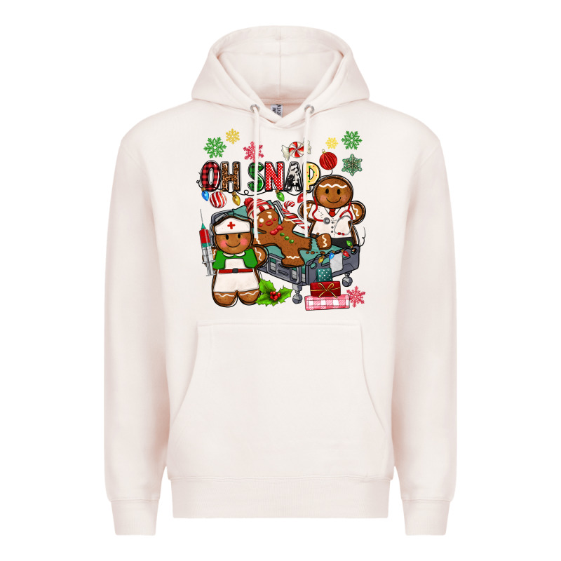 Oh Snap Christmas Premium Hoodie by MaliasSmallBusiness | Teevron