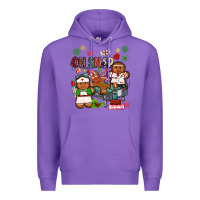 Purple oh snap christmas Premium Hoodie - MaliasSmallBusiness