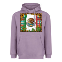 Lavender mexican flag background with cactus and sunflower tumbler Heavyweight Hoodie - Jasminsmagicworld
