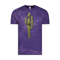 Cloud Purple cactus Vintage Tee - BarkalooDesign