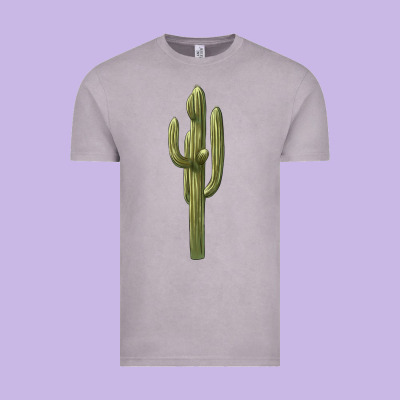 Cactus Vintage Tee Designed By Barkaloodesign