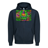 Navy Wicked cute kids Zipper Hoodie - Artiststas