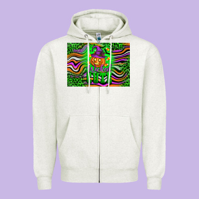 Wicked Cute Kids Zipper Hoodie Designed By Artiststas