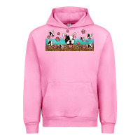 Fuchsia Pink french bulldogs Urban Hoodie - Jasminsmagicworld