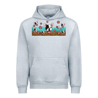 Heather Grey french bulldogs Urban Hoodie - Jasminsmagicworld