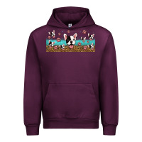 Mauve Wine french bulldogs Urban Hoodie - Jasminsmagicworld