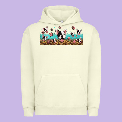 French Bulldogs Urban Hoodie Designed By Jasminsmagicworld