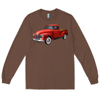 Chestnut western red truck right 34 view Long Sleeve Tee - FaDigitalArtStudio