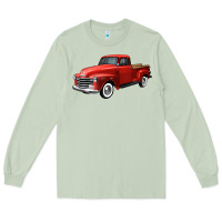 Matcha western red truck right 34 view Long Sleeve Tee - FaDigitalArtStudio