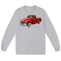 Moon Dust western red truck right 34 view Long Sleeve Tee - FaDigitalArtStudio