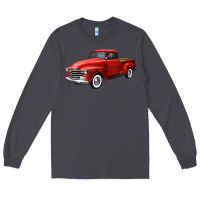 Smoke western red truck right 34 view Long Sleeve Tee - FaDigitalArtStudio