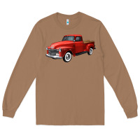 Toasted Coconut western red truck right 34 view Long Sleeve Tee - FaDigitalArtStudio