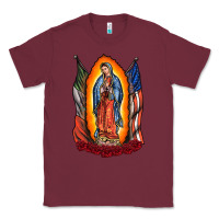 Burgundy our lady Classic Tee - RacoonDesign