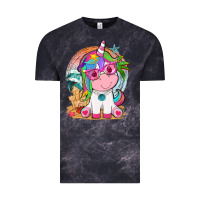 Cloud Black summer unicorn tbw Vintage Tee - texasbilliewilder