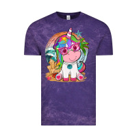 Cloud Purple summer unicorn tbw Vintage Tee - texasbilliewilder