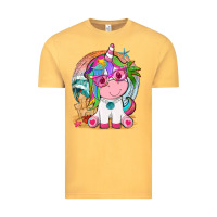 Vintage Mustard summer unicorn tbw Vintage Tee - texasbilliewilder