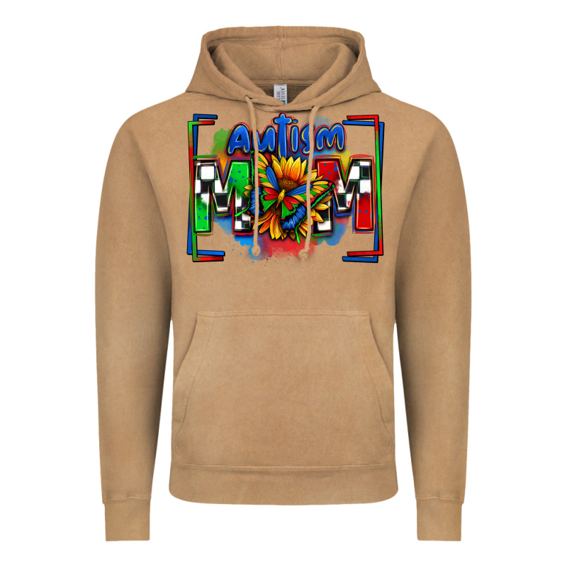 Autism Mom Checkered Flag Vintage Hoodie by Zillion Design Studio | Teevron